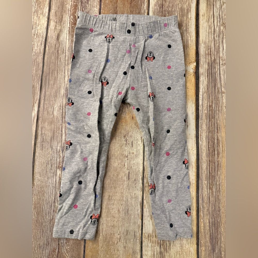 Gray Polka Dot Kids Leggings